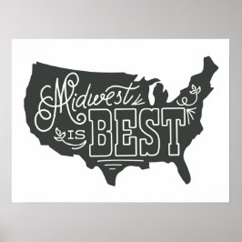 Midwest é Best - Art Impressão