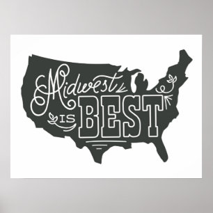 Midwest é Best - Art Impressão