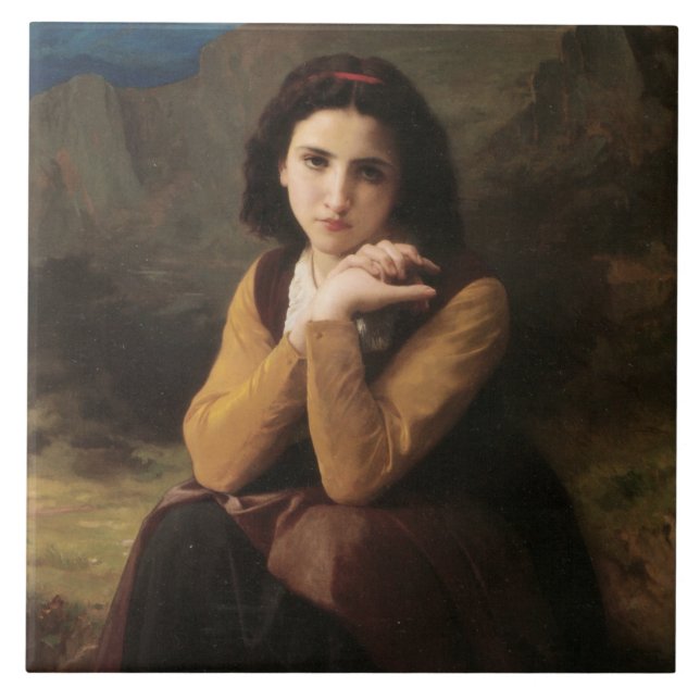 Mignon (Sweet Young French Girl) (por Bouguereau) (Frente)