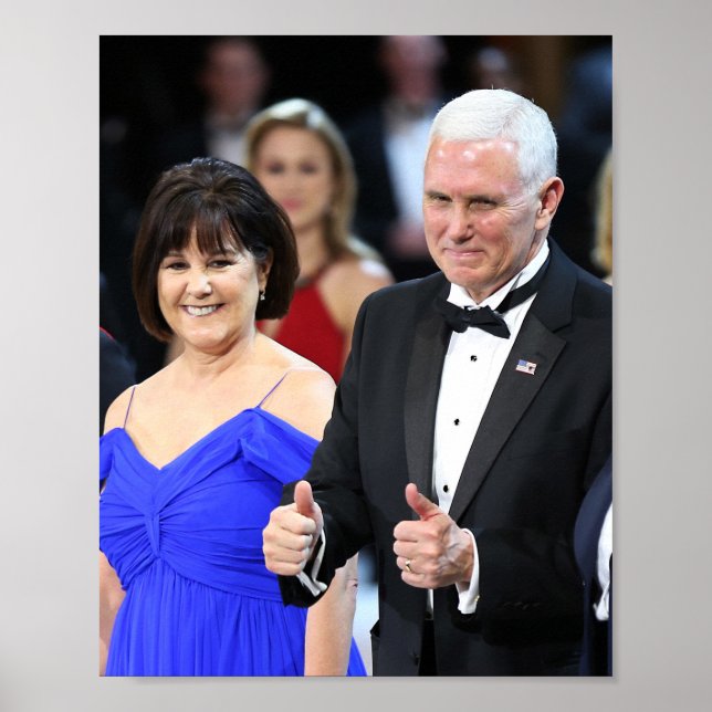 Mike & Karen Pence Poster (Frente)