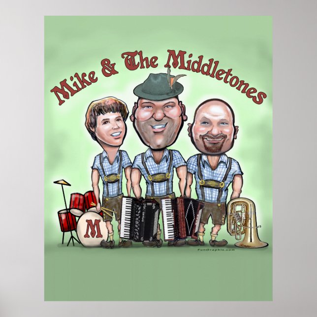 Mike & The Middletones Poster (Frente)