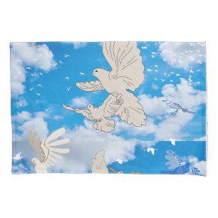 Mikitiez pássaro branco céu azul verão praia liber