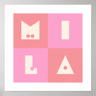 Mila baby name Poster