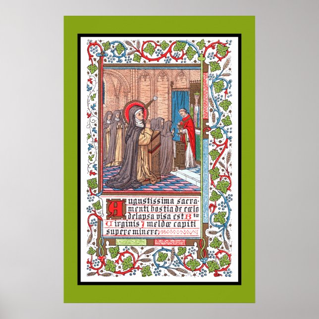 Milagre de Bl. Poster Imelda Lambertini (VVP 010) (Frente)