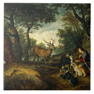 Milagre de São Huberto por Peter Paul Rubens 