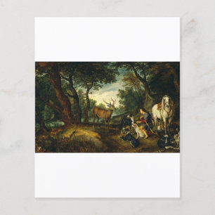 Milagre do Santo Hubert por Peter Paul Rubens