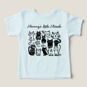 Milagre mamãe   T-Shirt De Bebê Bonito   Adora