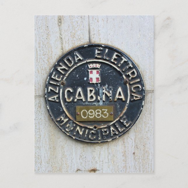 Milano, Cartão postal italiano (Frente)