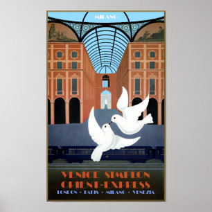 Milano, Poster de viagens Orient Express