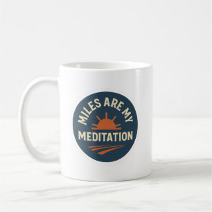 Miles São Minha Meditação – Caneca de Café para Co