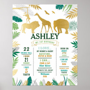 Milestone Jungle Poster 1 rua Garota Dourada Selva