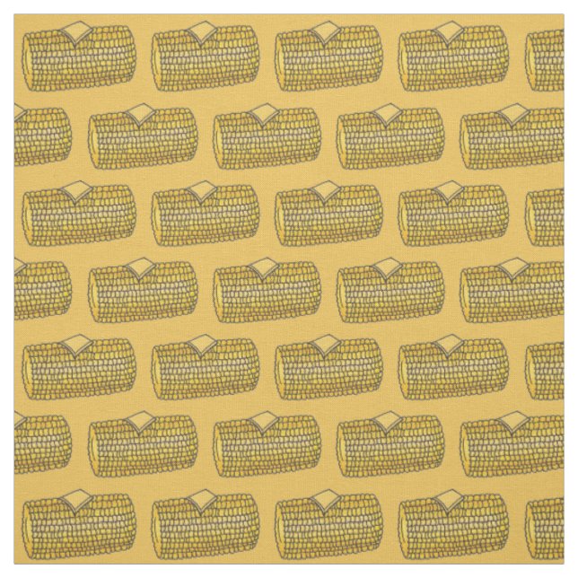 Milho Amarelo grelhado no Tecido Cob Corncob (Modelo)