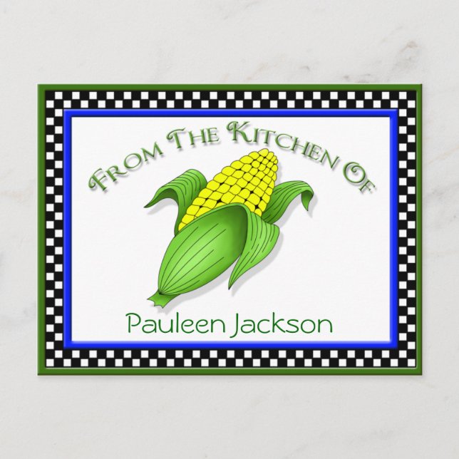 Milho Nos Cartões De Receita Cob (Frente)