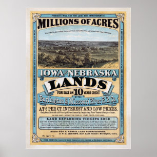 Milhões de acres Venda - Poster