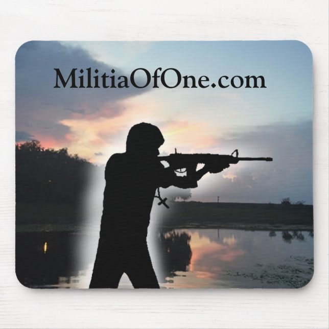 MilitiaOfOne.com Mousepad (Frente)