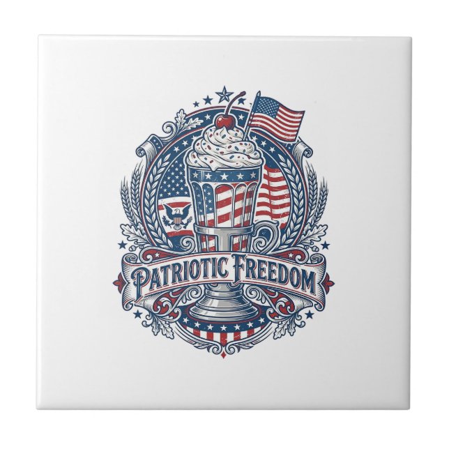 Milkshake Patriótico Americana (Frente)