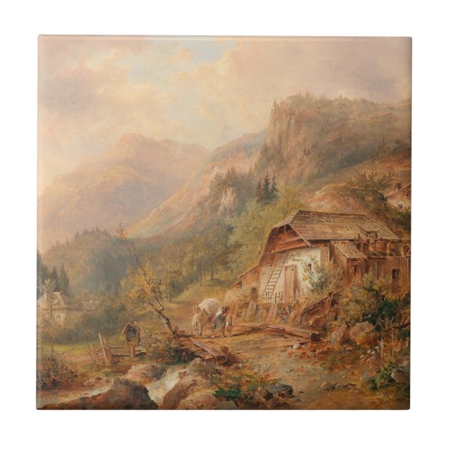 Mill perto de Steierling, Alta Áustria Emil Barbar (Frente)