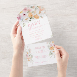 Millie Floral Chá de fraldas