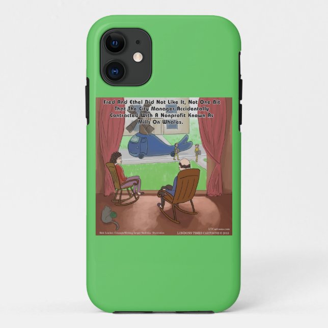 Mills Em Baleias Capinha Divertida para iPhone 5/5 (Verso)