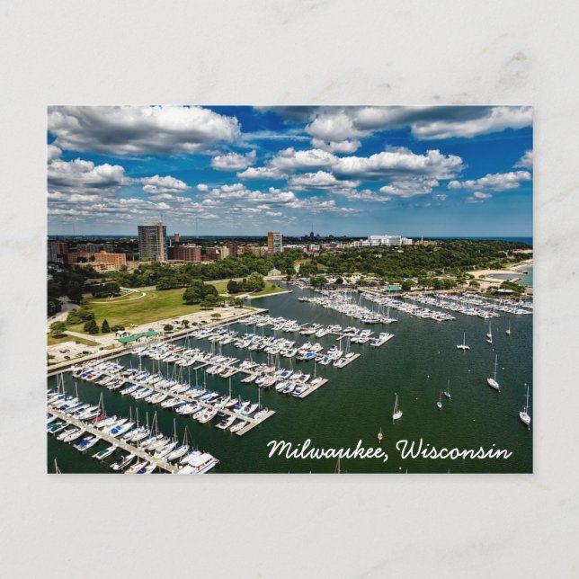 Milwaukee, cartão postal de Wisconsin (Frente)