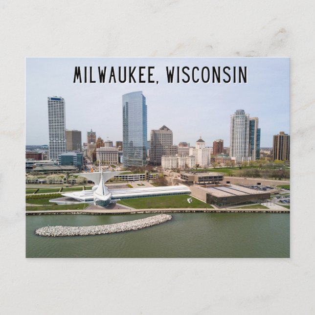 Milwaukee, cartão postal de Wisconsin (Frente)