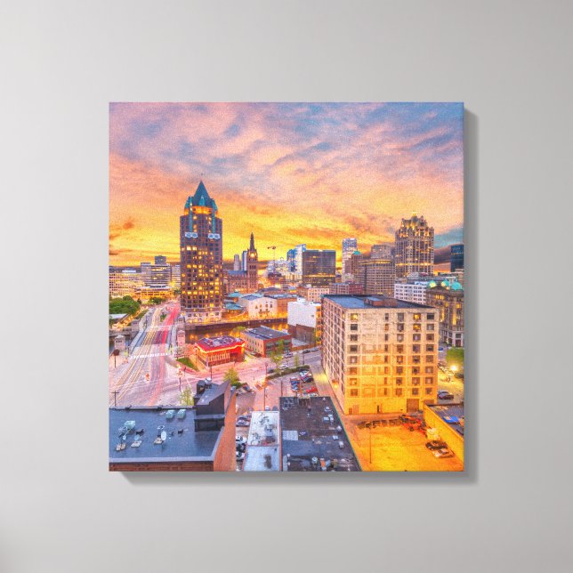 Milwaukee Wisconsin Canvas 16,80 X 17,50" (Frente)