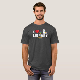 Mim a camisa dos homens da biblioteca do coração