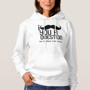 Mim bigode você um Hoodie do pulôver do velo da