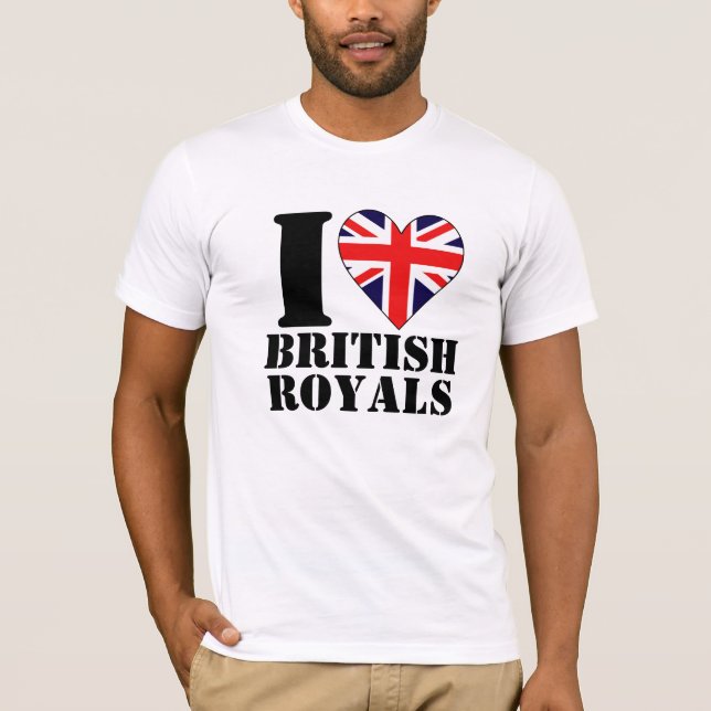 Mim camisa britânica dos Royals do coração (Frente)