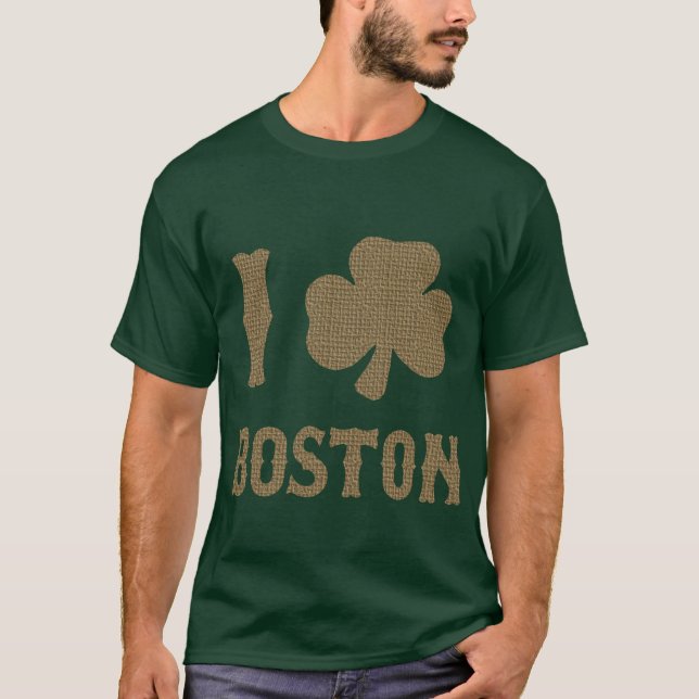 Mim camisa de Boston t do trevo (Frente)