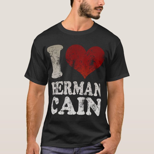 Mim camisa de Herman Cain t do coração (Frente)