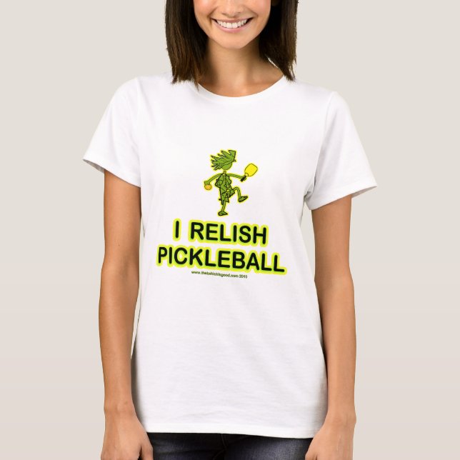 Mim camisas & presentes de Pickleball da (Frente)