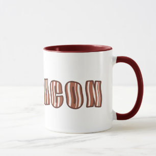 Mim caneca 001 do bacon do coração