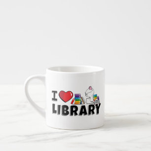 Mim caneca da biblioteca do coração (pequena)