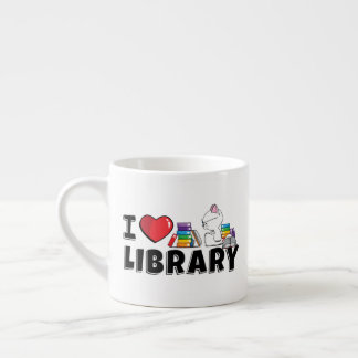 Mim caneca da biblioteca do coração (pequena)