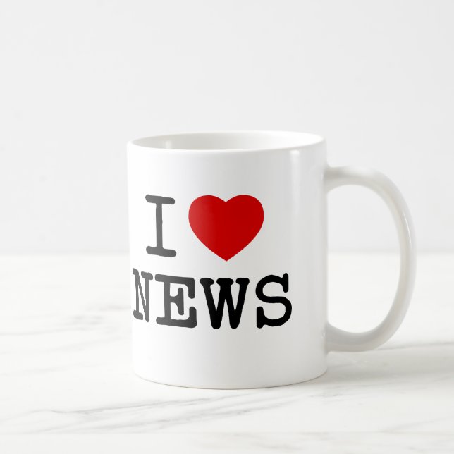 Mim caneca da notícia do ♥ (Direita)