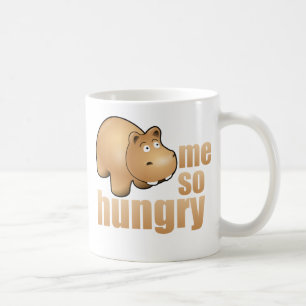 mim caneca de café engraçada tão com fome do