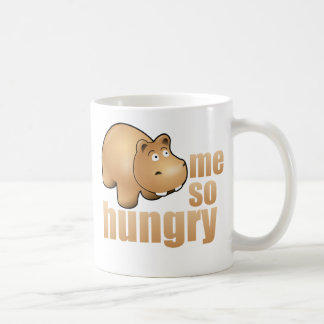 mim caneca de café engraçada tão com fome do