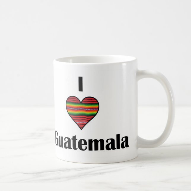 Mim caneca de Guatemala do coração (Direita)