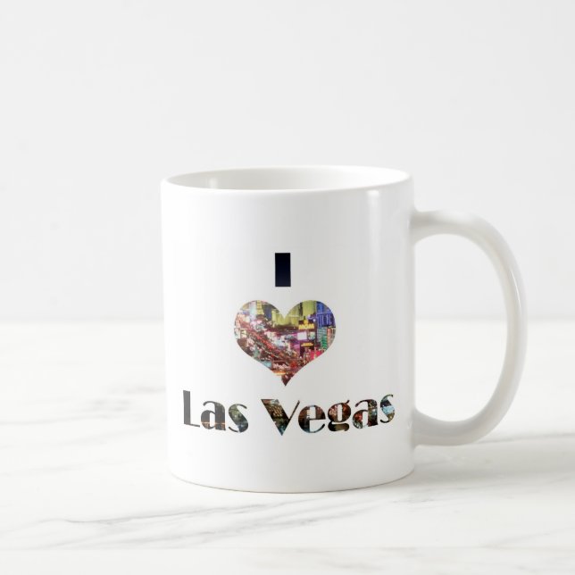 Mim caneca de Las Vegas do coração (Direita)