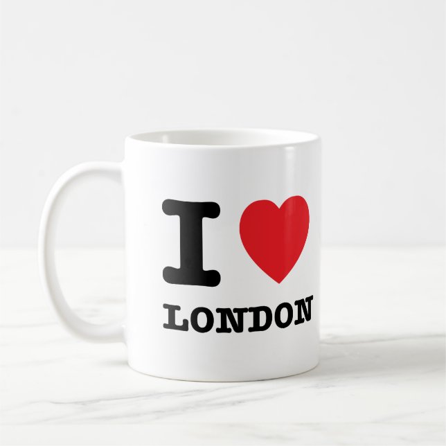 Mim caneca de Londres do coração (Esquerda)
