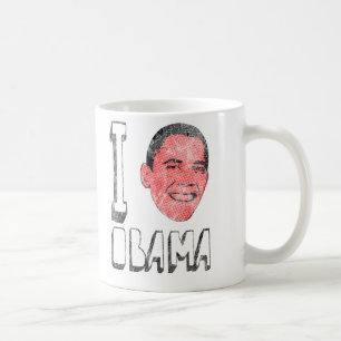 Mim caneca de Obama do coração