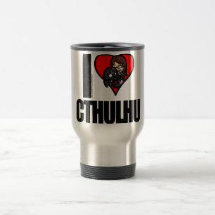 Mim caneca de viagem de <3 Cthulhu