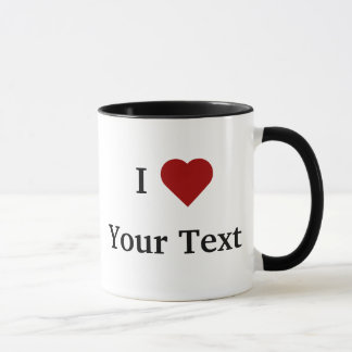 Mim caneca do coração (personalize)