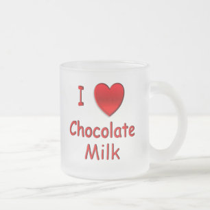 Mim caneca do fosco do leite de chocolate do