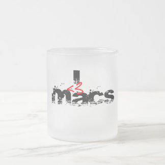 Mim caneca do Mac dos Mac do coração (vermelhos) -