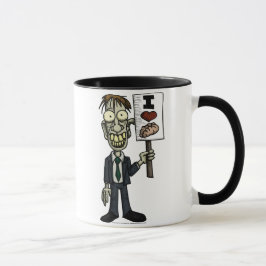 Mim caneca dos cérebros do coração