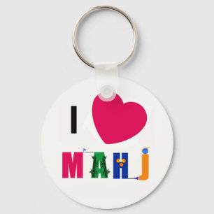 Mim chaveiro de Mahj do coração
