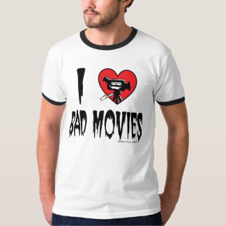 Mim (coração) camiseta má dos filmes