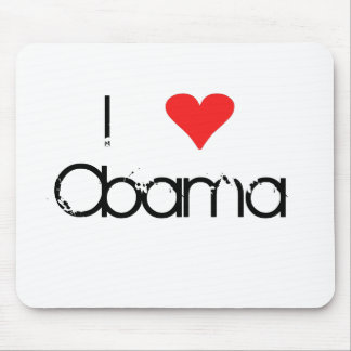 Mim coração Obama Mousepad